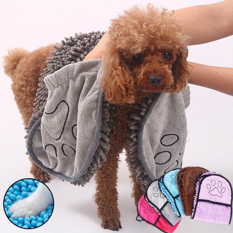 Dry Faster, Cuddle Sooner — Super Absorbent Pet Towels for Dogs & Cats
