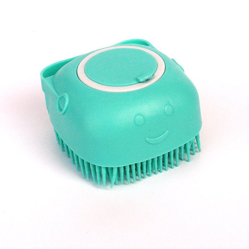 2-in-1 Silicone Bath & Massage Glove for Dogs and Cats – Cleans, Massages, Dispenses Shampoo.