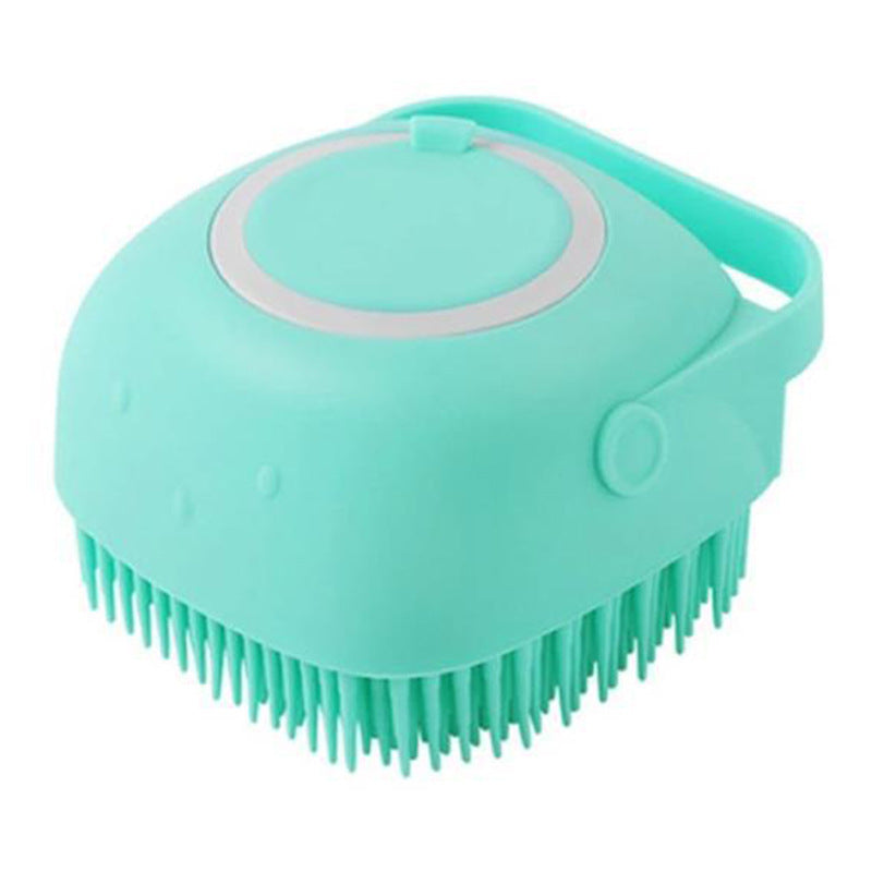 2-in-1 Silicone Bath & Massage Glove for Dogs and Cats – Cleans, Massages, Dispenses Shampoo.