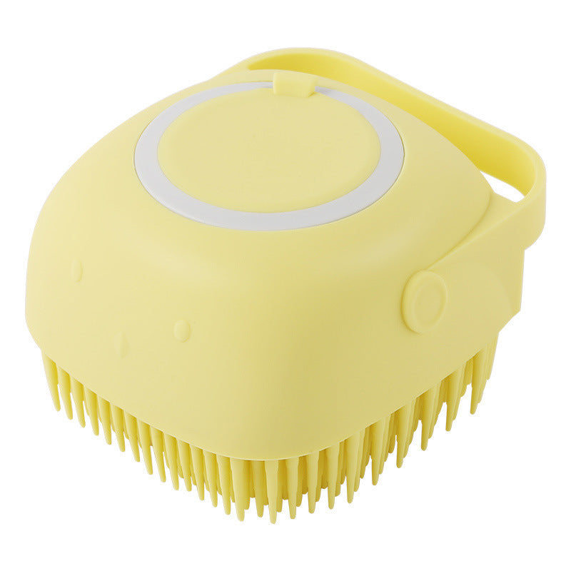 2-in-1 Silicone Bath & Massage Glove for Dogs and Cats – Cleans, Massages, Dispenses Shampoo.
