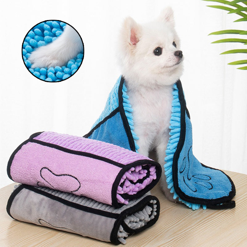 Dry Faster, Cuddle Sooner — Super Absorbent Pet Towels for Dogs & Cats