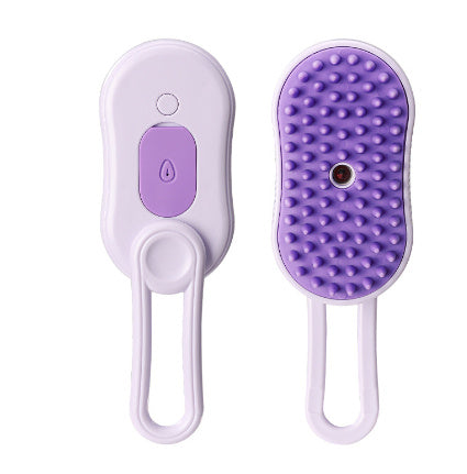 Steam. Groom. Relax. The Ultimate 3-in-1 Pet Brush for Hair Removal & Massage