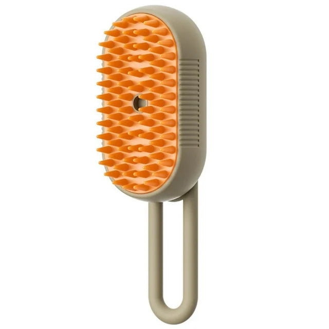 Steam. Groom. Relax. The Ultimate 3-in-1 Pet Brush for Hair Removal & Massage