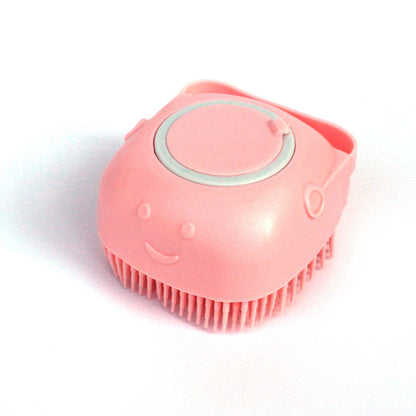 2-in-1 Silicone Bath & Massage Glove for Dogs and Cats – Cleans, Massages, Dispenses Shampoo.