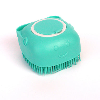 2-in-1 Silicone Bath & Massage Glove for Dogs and Cats – Cleans, Massages, Dispenses Shampoo.